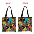 thumbnail image 3 of Bolso de mano estilo africano para mujer, bolso con asa superior con estampado tradicional afro para mujer, bolso de compras para niña, bolso de hombro, 3 of 5