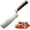Silver, variant on ACMETOP 7 Inch Nakiri Knife, Japanese High Carbon Stainless Steel Chef Knife, Multipurpose Meat Cleaver Sharp Kitchen Knife with Ergonomic Pakkawood Handle