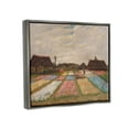 thumbnail image 3 of Flower Beds In Holland Van Gogh Landscape Landscape Painting Luster Gray Framed Art Print Wall Art, 3 of 6