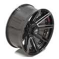 thumbnail image 4 of 22x10 4PLAY Wheel for Ram-Dodge-Jeep-GM-Ford 4P08 Brushed Black Rim Fits select: 2013-2018 RAM 1500, 1999-2018 JEEP GRAND CHEROKEE, 4 of 5