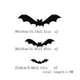thumbnail image 7 of YiFudd Halloween Bat Hanging Garland, Glow-in-the-Dark Luminous Wall Decor for Indoor Outdoor Party Background, 71in, 7 of 7