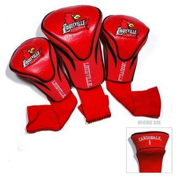 Team Golf 24294 University of Louisville 3 Pack Contour Fit Headcover