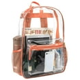 thumbnail image 3 of Mochila Trail maker de PVC transparente transparente para niños Coral, 3 of 8