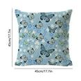 thumbnail image 2 of FastXmas Butterfly 3D Visual Pillow Case,Three-dimensional Effect Pillowcase Christmas Pillow Cover Festival Decoration Sofa Decoration,Artificial Pillowcase for Bedroom Home Sofa Decor 17.7 x 17.7", 2 of 5