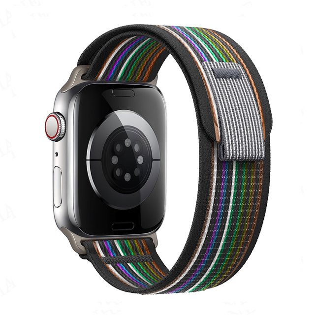 Correa Trail Loop para Apple Watch Band Ultra 8 7 6 5 3 SE 49mm 45mm 40mm 44mm 41mm 42mm 38mm Nylon correa pulsera serie iWatch Dengxun unisex