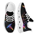 thumbnail image 1 of Zapatos de mujer con estampado de latidos de enfermera, zapatillas de suela blanda para correr y caminar, 1 of 6