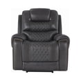 thumbnail image 2 of North Cushion Back Power^2 Glider Recliner Grey, 2 of 3