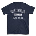 thumbnail image 1 of South Farmingdale New York Classic Established Men's Cotton T-Shirt, 1 of 1