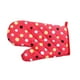 thumbnail image 1 of Cateissary Manoplas antideslizantes Guantes para horno de microondas Algodón con aislamiento térmico Manoplas para hornear resistentes y Cocina y Comedor Puntos grandes rojos, 1 of 6
