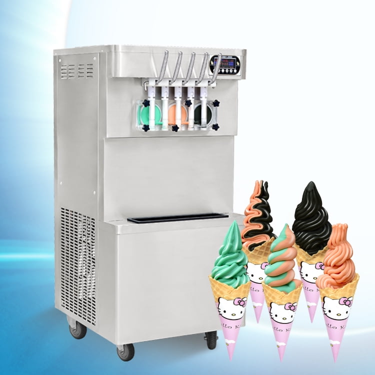 Buy Kolice Commercial 5 flavors soft serve ice cream machine, yogurt
