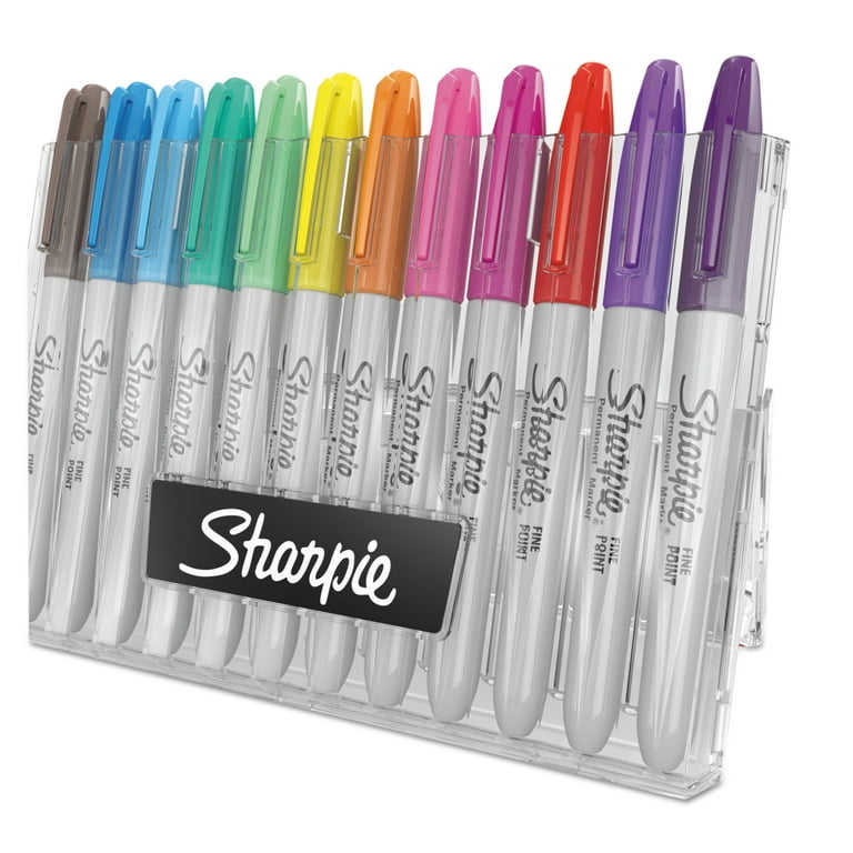 Sharpie Permanent Fine Point Markers Assorted Colors Pack Of 12