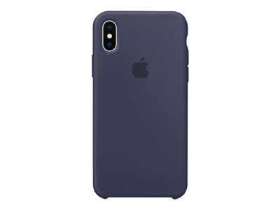 Apple Silicone Case for iPhone X - Midnight Blue