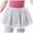 White, variant on adviicd Skirts for Kids Toddler Girls Layered Tutu Skirt Sparkling Sequin Tulle Dance Skirts (Yellow,5-8 Years)