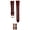 Burgundy Band / Silver Buckle, variant on HIRSCH Siena Leather Watch Strap - Golden Brown - M - 14mm - Stainless Steel Silver buckle