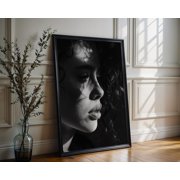 Minimal Wall Art Minimalist Portrait Photography Print Black And White
