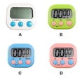 thumbnail image 4 of Bearachild Temporizador con pantalla LCD grande, Mini herramientas de sincronización electrónicas digitales, reloj despertador con recordatorio Electrónica Blanco, 4 of 6