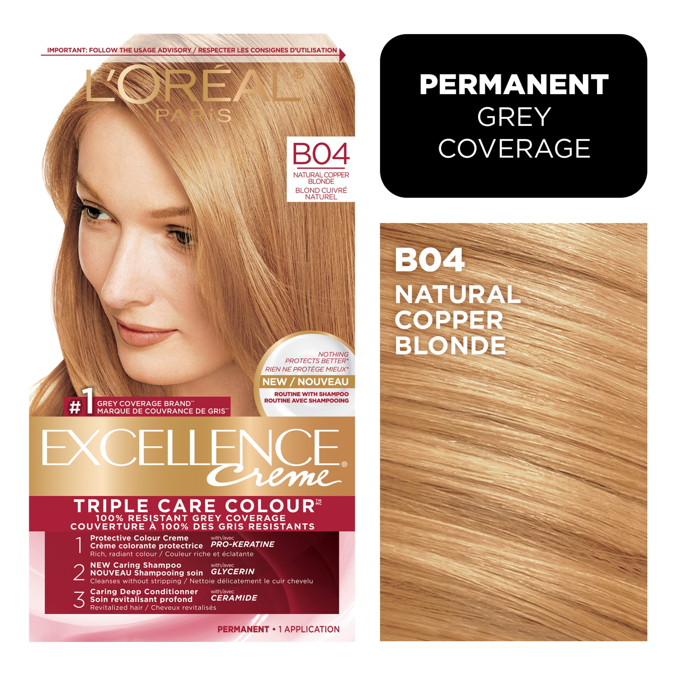 L'Oréal Paris Excellence Crème Triple Care Hair Dye, Permanent