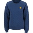 thumbnail image 2 of Women's Boxercraft Navy West Virginia Mountaineers Quilted Pullover Sweatshirt, 2 of 3