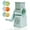 Green, variant on FANGNISN Cheese Shredder Rotary Cheese Grater, Kitchen Mandoline Vegetable Slicer with 3 Stainless Steel Blades 10x5x4.2in