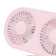 thumbnail image 3 of Mini ventilador doble, ventilador de escritorio de doble aspa, pequeño ventilador doble, mini ventilador de escritorio creado magistralmente, 3 of 5