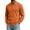 Orange, variant on TOUMENY Men Sweater Casual Button Down Collared Long Sleeve Slim Fit Knitted Pullover Fall Winter Warm Solid Color Fashion Tops Black L