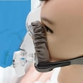 thumbnail image 3 of 4pcs Cpap Mask Liners Reusable Fabric Comfort Covers To Reduce Air Leaks Skin Irritation Washable A, 3 of 4
