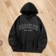 thumbnail image 2 of Sudadera con capucha y cordón, ligera, para mujer y hombre, para adultos XL, 2 of 9