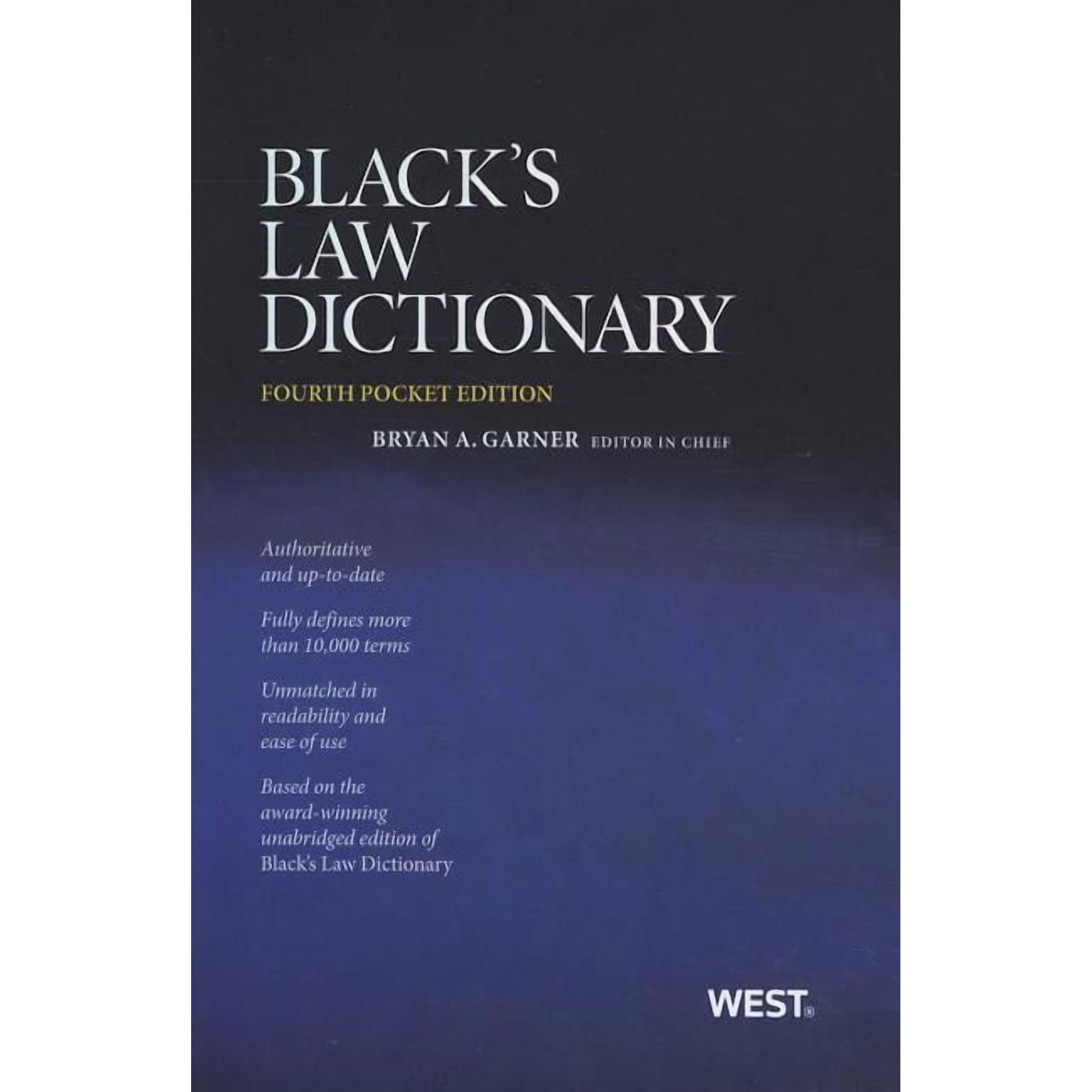 Black's Law Dictionary: Pocket Edition (Paperback) by Bryan A Garner