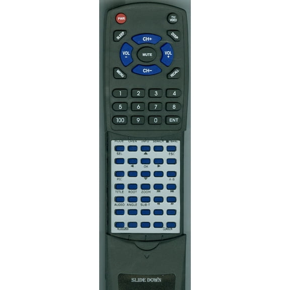 Replacement Remote for CLARION RCU002, RTRCU002600, VRX485DV, MAX385VD, NX409