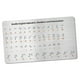 thumbnail image 3 of Tablero del alfabeto braille, herramienta de aprendizaje de braille, ayuda didáctica portátil y eficaz, herramienta educativa para estudiantes ciegos Plata 1 pieza, 3 of 10