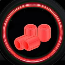 Luminous Tire Valve Caps for Car Wheels Prank Glow in the Dark Dust ι{ υ д