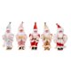 thumbnail image 1 of 5 uds muñecos tejidos a mano de Papá Noel adornos de esquí de Navidad decoración de Navidad Sailing Electrónica, 1 of 5