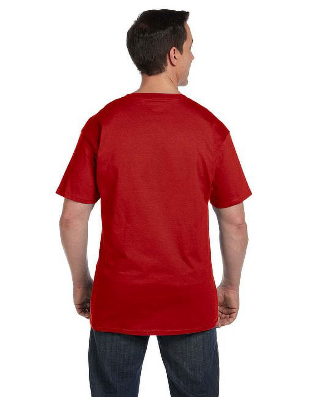 Hanes Men's Premium Beefy-T Short Sleeve T-Shirt With Pocket, Up to Size 3XL - image 2 of 6