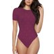 thumbnail image 1 of Balery Small Stars Body de cuello redondo de manga corta para mujer Tops de manga corta Tops básicos-XX-Large, 1 of 7