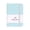 Blue, variant on A7 Size Small Notebook, Mini Journal Faux Leather Hardcover 200 Pages Thick Paper Notepad with Thickened Writing Paper, with Elastic Band for Writing Note-Taking and Sketching, 1Pc(Pink,4.4x3")