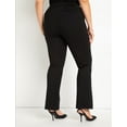 thumbnail image 6 of ELOQUII Women's Plus Size The Ultimate Stretch Flare Leg Pant, 6 of 6
