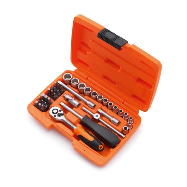 Caja de herramientas KTM de 38 piezas con herramientas de cromo vanadio