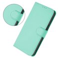 thumbnail image 6 of Wallet Case Compatible with iPhone 12 Pro / 12 6.1" with Card Slot/Holder,PU Leather Flip Folio Shell [Magnetic Closure][Wrist Strap][Kickstand] Phone Cover Shockproof,Mint, 6 of 10
