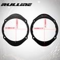 thumbnail image 4 of RULLINE 5"x7" 6"x8" to 6.5" Door Speaker Adapter Brackets Compatible with Select 1992–2014 Ford Lincoln Mercury Vehicles Solid ABS Spacer Mounting Plates, 4 of 6