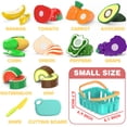 thumbnail image 3 of Juguetes de comida Cutting Play MOEAWS con cesta de compras para niños, 3 of 6