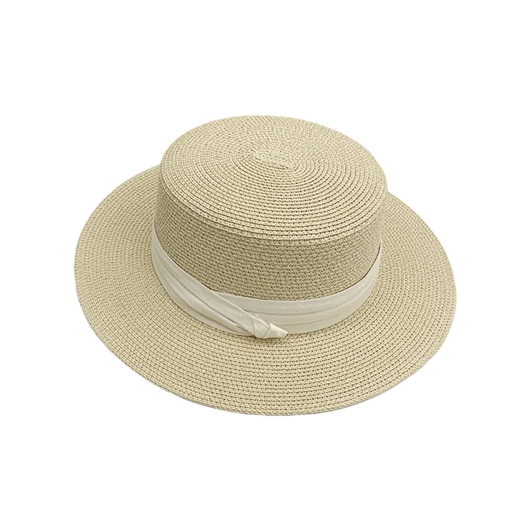 Helii Men Women Wide Brim Boater Hat – Flat Crown Panama  display picture 3