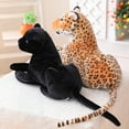 thumbnail image 6 of 30-110cm Lifelike Tiger Leopard Plush Toys Soft Wild Animals Simulation White Tiger Jaguar Doll Children Kids Birthday Gifts, 6 of 9