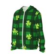 thumbnail image 2 of Xecao Happy St. Patrick's Day5 for Sun Shirt-A lightweight, hoodie-style long-sleeve UV protection garment designed for other outdoor activities., 2 of 9