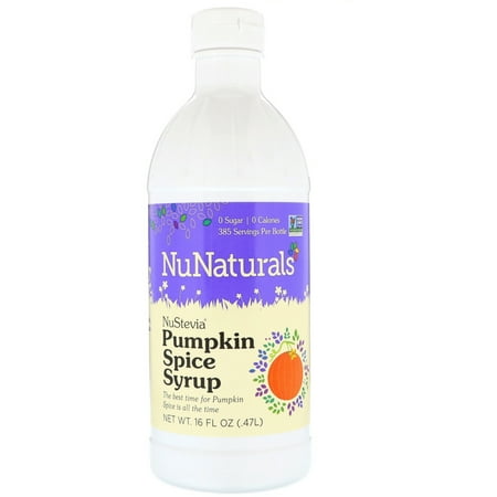 NuNaturals  NuStevia  Pumpkin Spice Syrup  16 fl oz   47