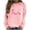 #2 Pink, variant on Luxalzxs Breast Cancer Survivor Sweatshirts for Women Pink Ribbon Pullover Sweatshirts October Breast Cancer Theme Sweatshirt