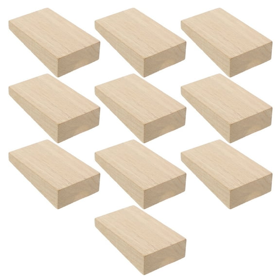 MLINS Wooden Handle Wedges for Repair 10pcs Beige Wood Tool Maintenance Set for Axe Hammer Handles