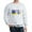Ash Gray, variant on CafePress - I Stand With Ukraine Flag American Flag Sweatshirt - Crew Neck Sweatshirt