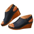 thumbnail image 1 of Dakaela Arch Support Sandals for Women Comfortable Walking Shoes Open Toe Slingback Slip on Sandals, 1 of 8