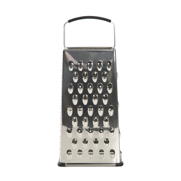 Mainstays 4-Sided Stainless Steel Grater with Soft Grip Handle photo 3