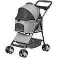 thumbnail image 3 of ZENY Premium Pet Stroller 3-in-1 Multifunction Jogger Stroller for Medium and Small Dogs Gray, 3 of 10